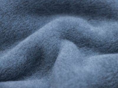 Hochwertiger Fleece Melange Hilco - meliert indigoblau