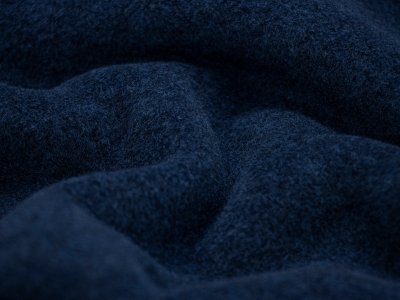 Hochwertiger Fleece Melange Hilco - meliert dunkles blau