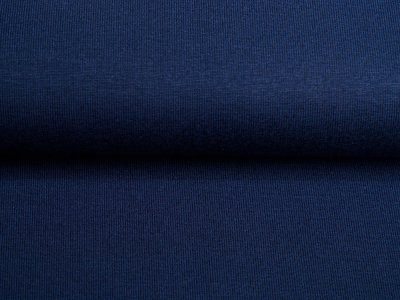 Feinripp Jersey Sanetta - uni dunkles blau