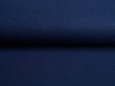 Feinripp Jersey Sanetta - uni dunkles blau