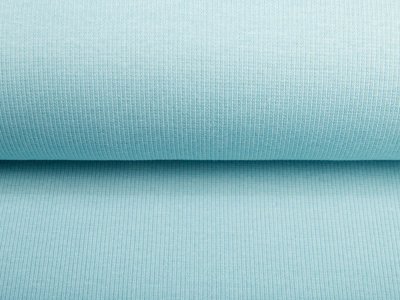 Feinripp Jersey Sanetta - uni helles jeansblau