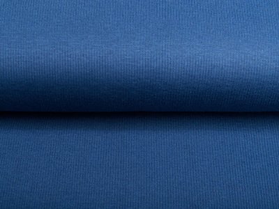 Feinripp Jersey Sanetta - uni indigoblau