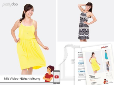 Papierschnittmuster pattydoo Sommerkleid COCO - Damen