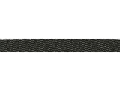 Jeans Schrägband Baumwolle gefalzt - 20 mm - schwarz