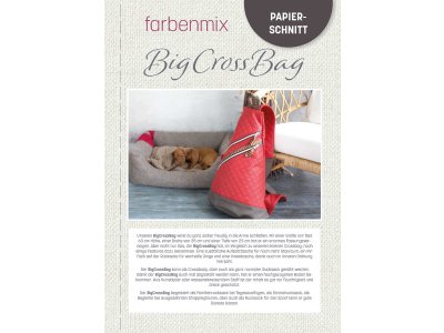 Papierschnittmuster Farbenmix - Big Cross-Bag Crossbodybag und Rucksack
