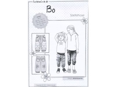 Schnittmuster BO Stiefelhose Farbenmix