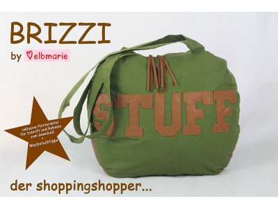 Papierschnittmuster elbmarie Shopper BRIZZI - Tasche