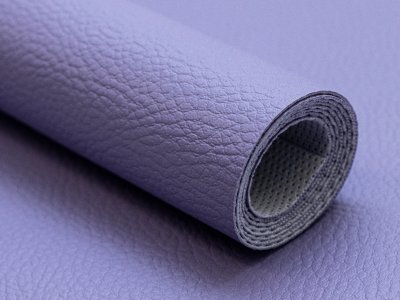 Struktur Kunstleder Coupon ca. 50 cm x 70 cm - uni flieder