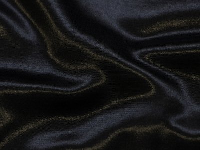  Satin Premium für Abendmode - uni schwarz