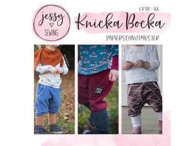 Papier-Schnittmuster Jessy Sewing - Hose "Knicka Bocka" - Kinder