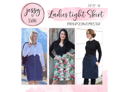 Papier-Schnittmuster Jessy Sewing - Rock "Ladies Tight Skirt" - Damen
