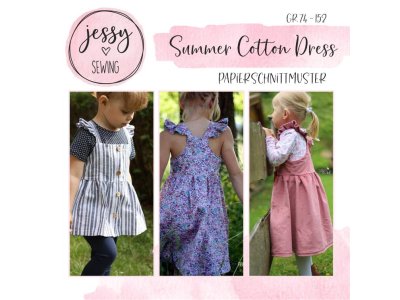 Papier-Schnittmuster Jessy Sewing - Kleid "Summer Cotton Dress" - Kinder