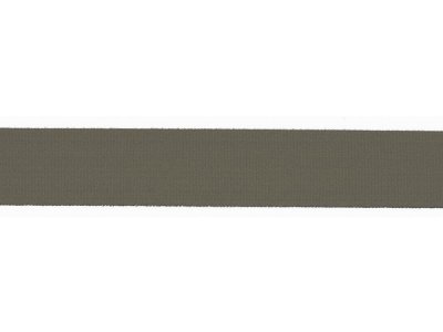 Elastisches Einfassband/Falzgummi - 20 mm glänzend - olive