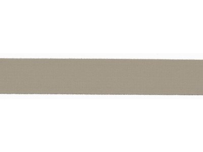 Elastisches Einfassband/Falzgummi - 20 mm glänzend - helles grau