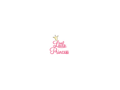 Transfer-Applikation zum Aufbügeln ca. 5,5 cm x 5,5 cm - Little Princess