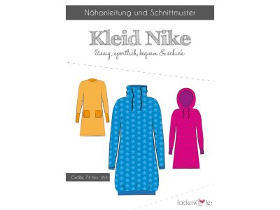 Papier-Schnittmuster Fadenkäfer Nieke Kleid Mädchen