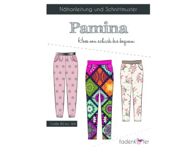 Papier-Schnittmuster Fadenkäfer Pamina Hose Mädchen und Junge