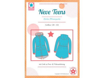 Papierschnittmuster Farbenmix Herbst-7 Winterparka NEVE TEENS - Mädchen 
