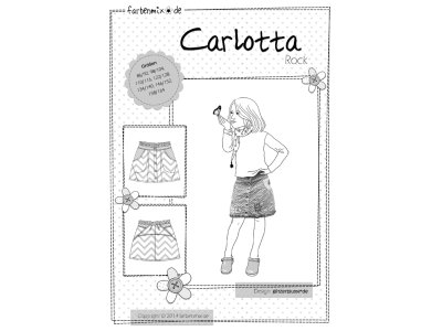 Papierschnittmuster Farbenmix Rock CARLOTTA - Mädchen 