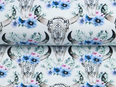 Jersey Fräulein von Julie - Blumengeschmückte Geweihe - weiß