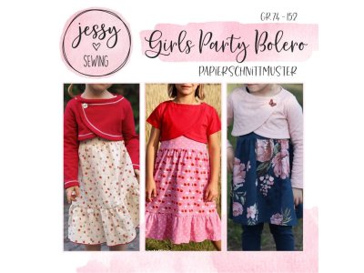 Papier-Schnittmuster Jessy Sewing - Kleid "Girls Party Bolero" - Kinder