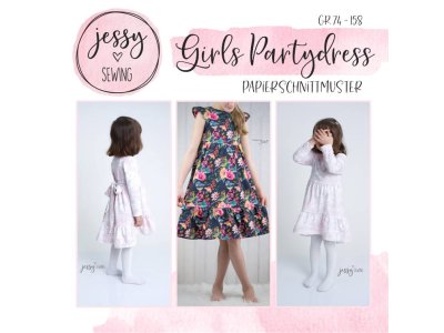 Papier-Schnittmuster Jessy Sewing - Kleid "Girls Partydress" - Kinder