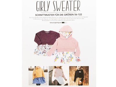 Papierschnittmuster Schleiferlwerk - Girly Sweater - Baby / Kleinkind 