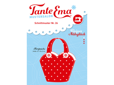 Papier-Schnittmuster Tante Ema - Herztasche - Accessoires