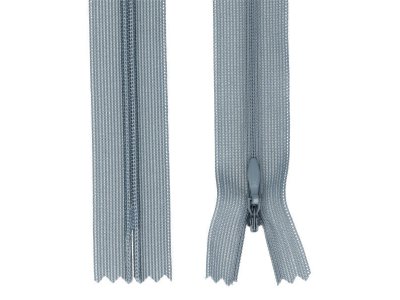 Reißverschluss nahtverdeckt nicht teilbar ca. 16 cm - jeansblau