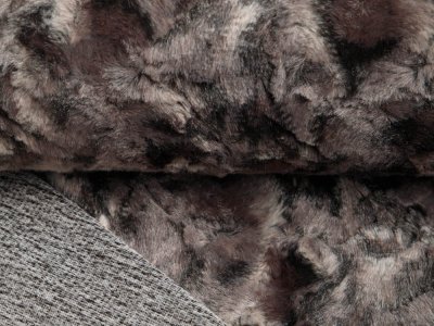 Zottel-Wellnessfleece Fur Animal Furca - Animalprint - braun