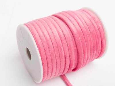 Samtkordel 6mm - altrosa