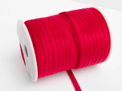 Samtkordel 6mm - rot