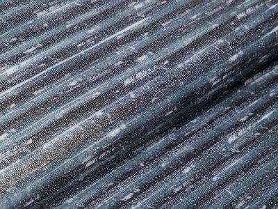 Plissee Chiffon - Glitzeroptik - grau