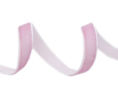 Samtband ca. 9 mm - uni altrosa