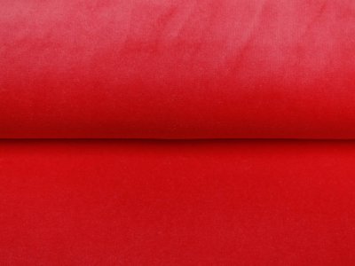 KDS Queen's Collection - Jersey leicht glänzend - uni chilli rot