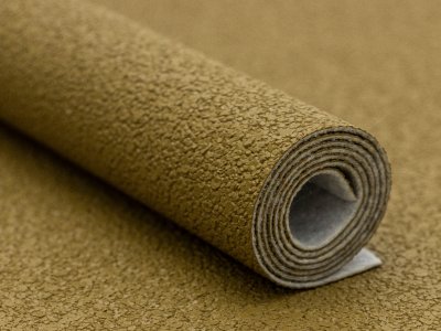 Kunstleder Swafing Beatrice Coupon ca. 50 cm x 70 cm - Putzstruktur - khaki