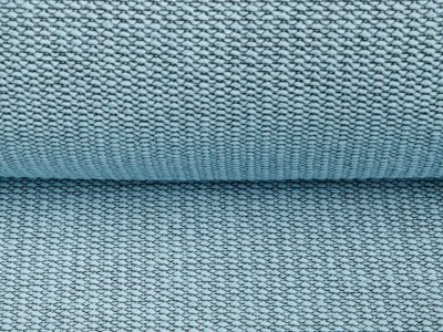 KDS Queen's Collection - Jersey Strickstoff - erhabenes Muster - blau-grau