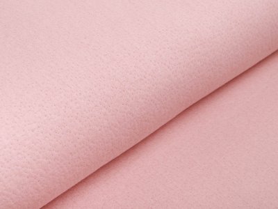 Jersey Triple Cotton Collino  - eingestanztes Blumenmuster - puderrosa