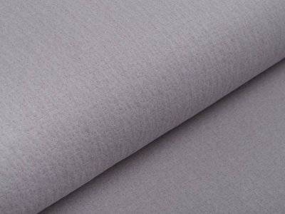 Jersey Triple Cotton Collino  - eingestanztes Blumenmuster - grau