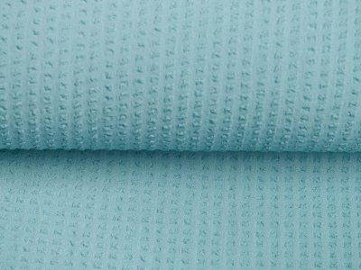 KDS Queen's Collections - Webware gecrashte Optik - Karo-Muster - mint