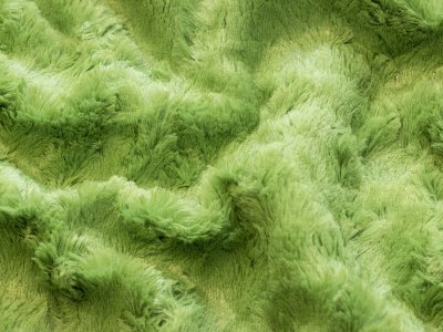 Zottel-Wellnessfleece Fur - uni grün
