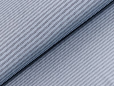 Sportstoff - feine Streifen - blau/grau