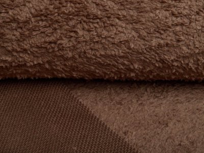 Fur Zottel-Wellnessfleece - uni braun