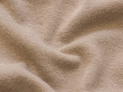 Glattes Bündchen Melange im Schlauch 35 cm - uni schlamm