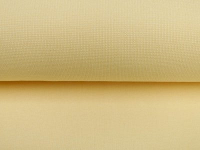 Glattes Bündchen Heike FS22 im Schlauch Swafing ca. 100 cm - uni pastell gelb