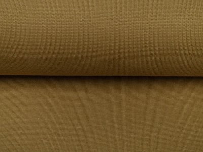Glattes Bündchen Heike FS22 im Schlauch Swafing ca. 100 cm - uni olivgrün