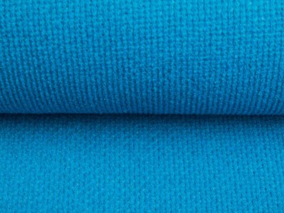Jersey Strickstoff - Rippenstruktur - petrol