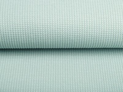 Jersey Waffelstrick - Waffeloptik - uni altmint
