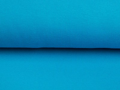 Feinripp Jersey Sanetta - uni helles petrol