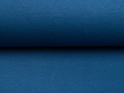 Feinripp Jersey Sanetta - uni helles navy